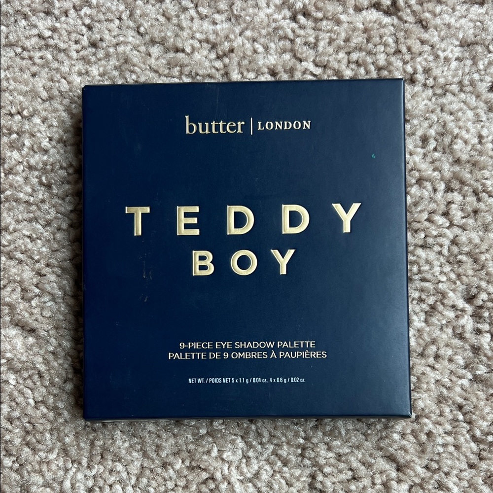 5/35 New in box butter LONDON Teddy Boy Eye Shadow Palette